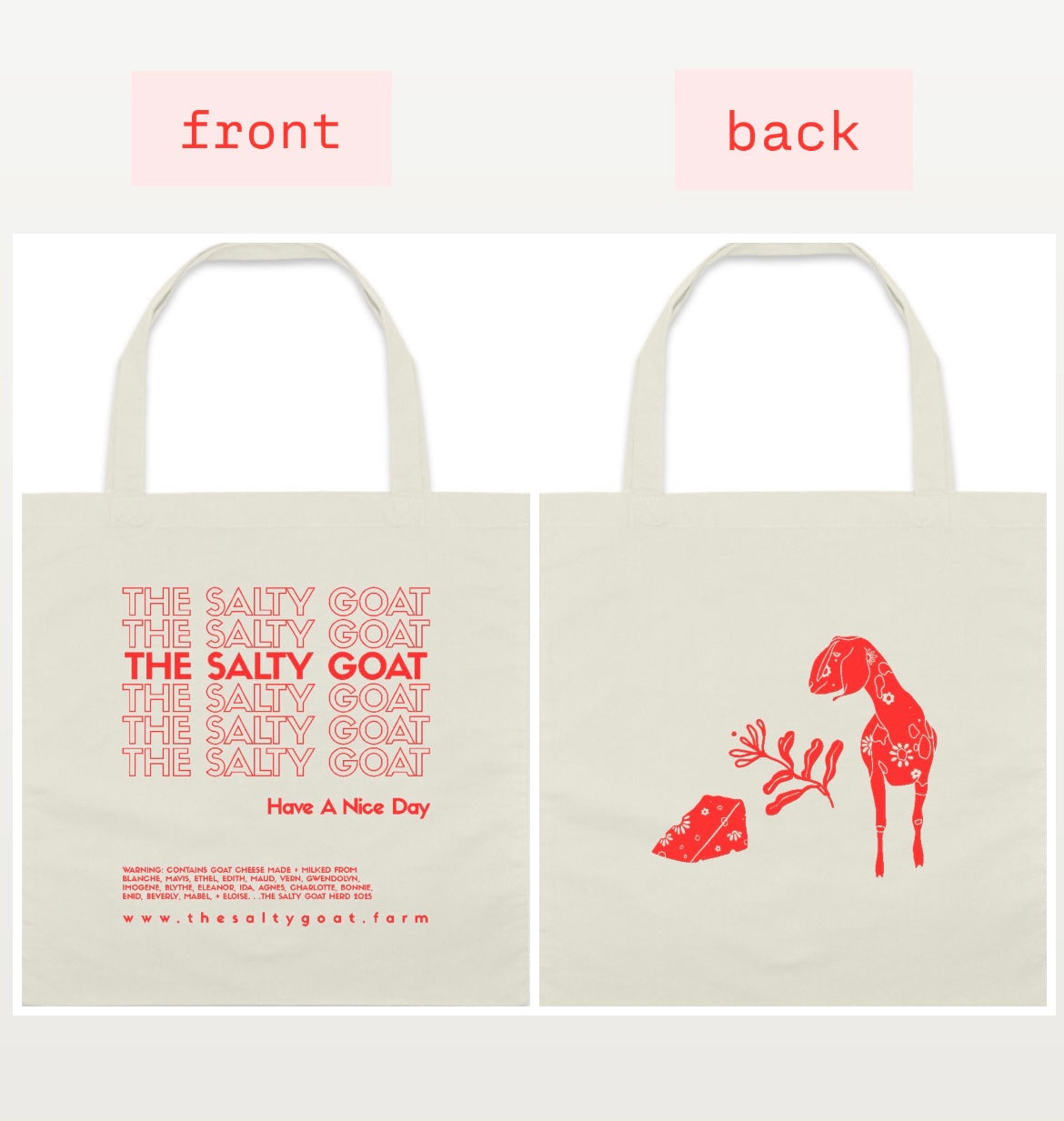 Have A Nice Day Tote PRE-ORDER